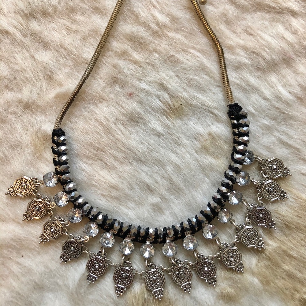 Silver Bohemian Necklace